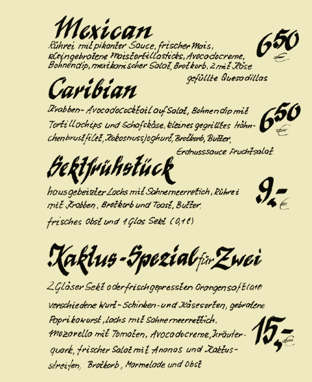 Speisekarte-Fruestueck
